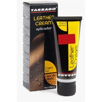TARRAGO Крем тюбик с губкой Leather cream, БОЛЬШОЙ,75 мл. (bordeaux)