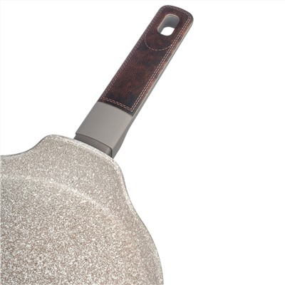 СКОВОРОДА БЛИННАЯ С АНТИПРИГАРНЫМ ПОКРЫТИЕМ PFLUON MARBLE, 22*4,3 СМ