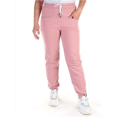 QB-84 PINK Брюки спортивные женские (95% хлопок, 5% стрейч) P&S