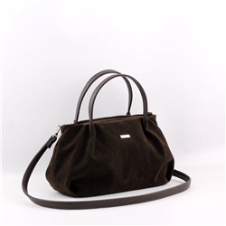 Сумка 334 эко-замша кофе ХИТ продаж