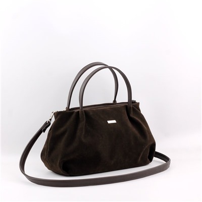 Сумка 334 эко-замша кофе ХИТ продаж