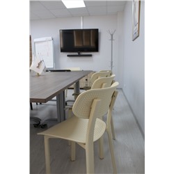 Стул SHT-S85 пластиковый
                        оранжевый / бежевый