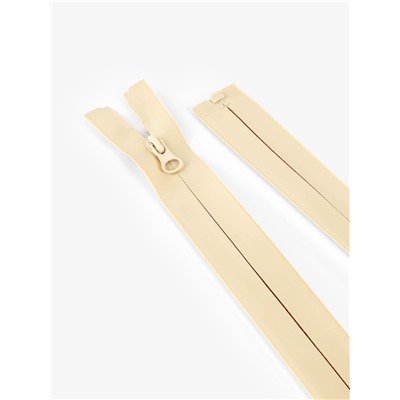 Молния «Спираль», №7, разъёмная, водонепроницаемая, замок автомат, 70 см, светло-бежевая