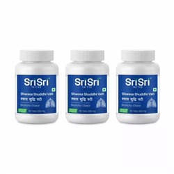 Набор Шваса Шуддхи Вати (3 x 60 таб, 500 мг), Shwasa Shuddhi Vati Set, произв. Sri Sri Tattva