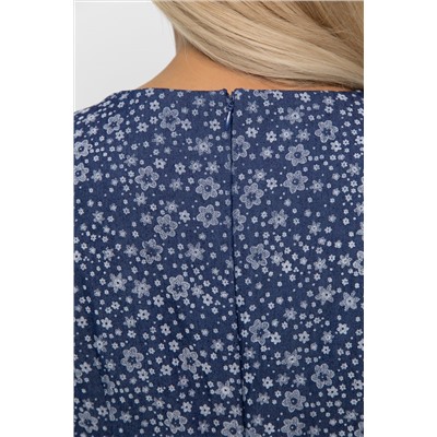 Платье Стиляги (синее) П13741-16М