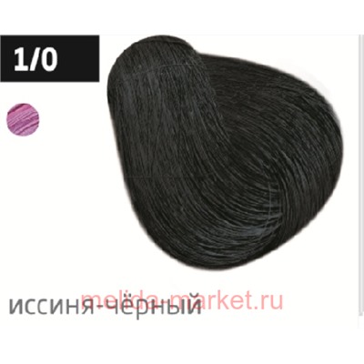OLLIN PERFORMANCE  1/0 иссиня-черный 60мл Перманентная крем-краска для волос