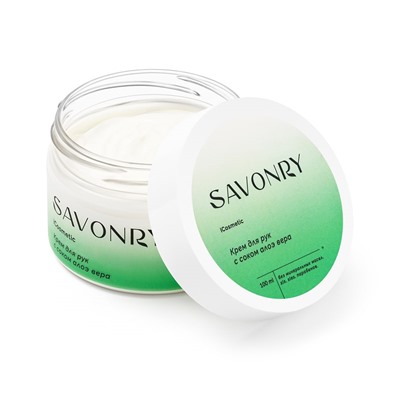 Крем для рук с соком алоэ вера, 100мл