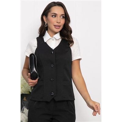Жилет Мэнсфилд (черный) Б14085-13М