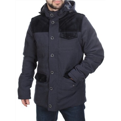 J830111 DEEP BLUE  Куртка-жилет мужская зимняя NEW B BEK (100 гр. синтепон и искусственный мех)