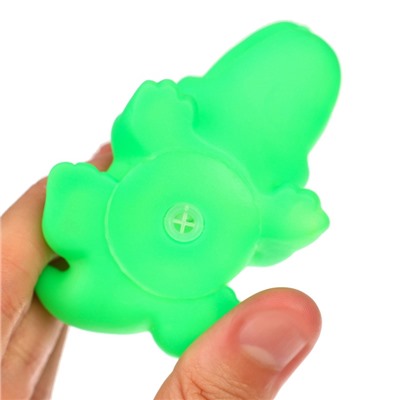 Резиновые игрушки для ванны Крошка Я «Зверята с кругом», с пищалкой, в наборе 5 шт., МИКС