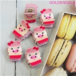 Крабики для волос детские 6 шт 2,5 см КР27 тип 2