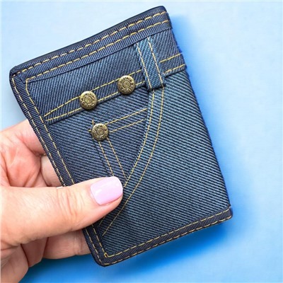 Кошелек джинсовая подростковая