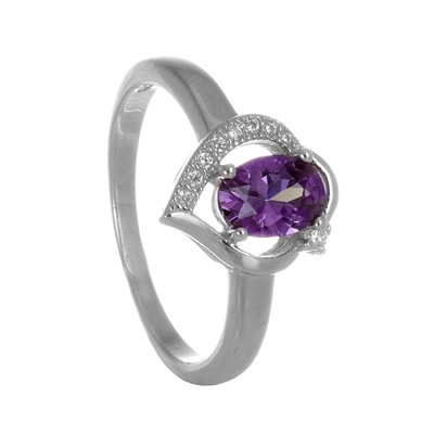 Кольцо 'Никс' с фианитами ТФКН.796Ф61.30