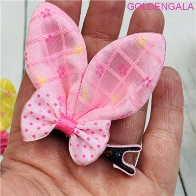 Зажим для волос детский "Уточка с ушками" 5 см УТ4 тип 1