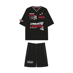 Комплект для девочки: футболка, шорты