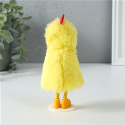 Интерьерная кукла текстильная «Девочка в костюме цыплёнка», 6×7×13.5 см