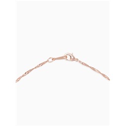 Гарнитур 3 предмета: серьги, кулон, кольцо безразмерное «Эдель», с жемчугом цветок, белые в золоте, 45 см