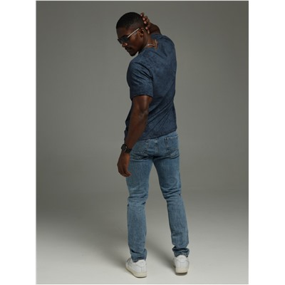 Футболка "Винтаж" синий  Мужская