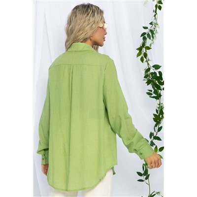 Рубашка Воздушное настроение (зеленая) Б13190-7М