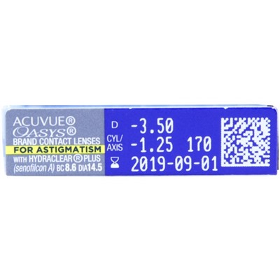Acuvue Oasys for Astigmatism, 6pk