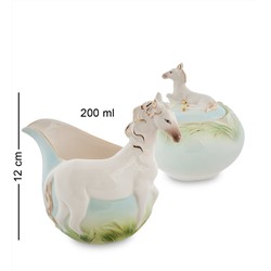Pavone FM-75/ 2 Набор сахарница и молочник «Лошадь»