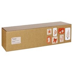 Декор новогодний Classics из джута и гофрированного картона из коллекции New Year Essential, 41,5 см