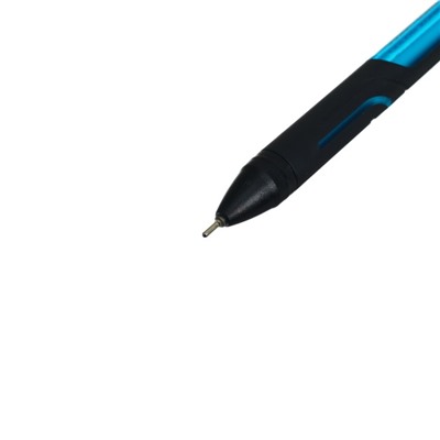 Ручка шариковая Berlingo Color Zone stick, стержень синий 1.0, прорезиненный корпус, МИКС