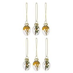 GAEM Набор из 6-ти изделий декоративных подвесных "Яйцо пасхальное" (3*5,5), L12 W11 H3,5 см