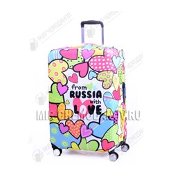 Чехол для среднего чемодана “from Russia with LOVE “
