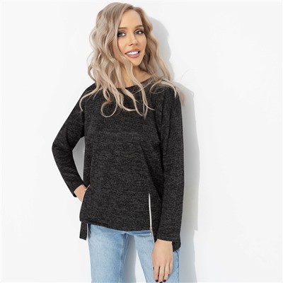 Свитшот с акцентными молниями, Городской драйв