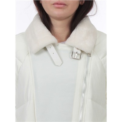 S24-163 MILK Куртка демисезонная женская (100 гр. холлофайбер)