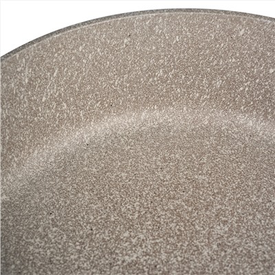 СОТЕЙНИК СО СТЕКЛ. КРЫШКОЙ И АНТИПРИГАРНЫМ ПОКРЫТИЕМ PFLUON MARBLE, 26*7,5 СМ