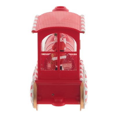 GAEM Изделие декоративное "Паровоз" (подсветка, вьюга, AAх3 н/п) L32 W11 H16 см