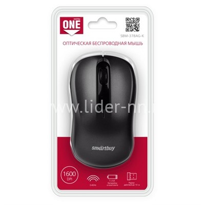 Мышь беспроводная Smartbuy ONE 378AG-K (черная)