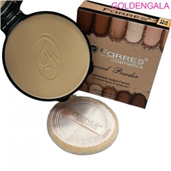 Пудра для лица шелковая Farres F-3004 компактная тон 4