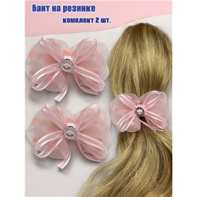 Бантик на эластичной резинке 6 пар 12 шт Арт РД12