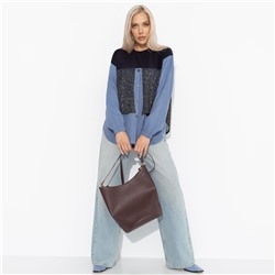 Свитшот комбинированный, Стиль по-взрослому (голубой)