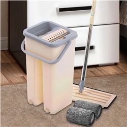 Швабра профессиональная с отжимом и ведром MOP SCRATCH (3 литра) MG1095