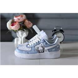 Молодежные Nike Air Force из натуральной кожи