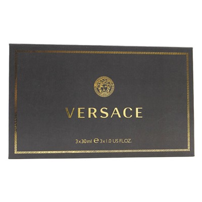 Подарочный набор Versace Gold For Men 3x30 ml