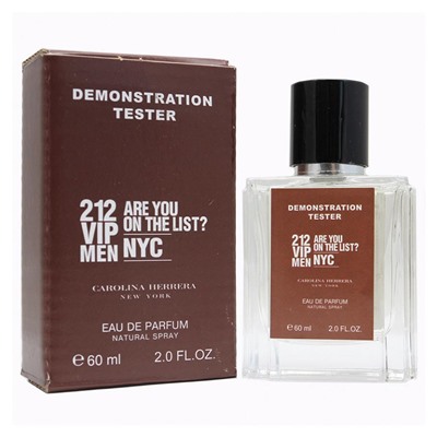 Tester Carolina Herrera 212 VIP For Men 60 ml экстра - стойкий