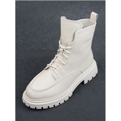 04-M3-886 BEIGE Ботинки зимние женские (натуральная кожа, натуральный мех)