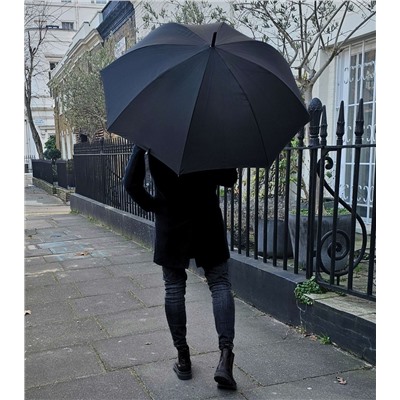 S837-01 Black (Черный) Зонт мужской гольфер Fulton