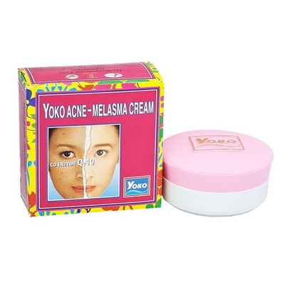 Концентрированный крем для лица против акне и пигментации с коэнзимом Q10 YOKO, 4 гр. Таиланд