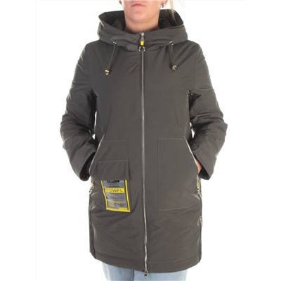 0828 KHAKI Куртка демисезонная женская RikA (150 гр.синтепона)