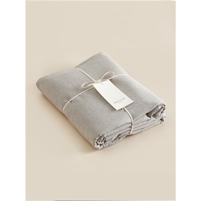 Простыня SL Home Linen collection 200*220 см , цв.серый, лён30%/хлопок70%