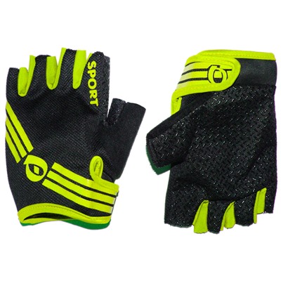 Перчатки велосипедные BP-ZYH-B08-З цвет черно-зеленый