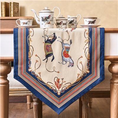 ДОРОЖКА НА СТОЛ "PASSAGE", 45Х215СМ, БЕЖЕВЫЙ, 100% ХЛОПОК,ТВИЛ