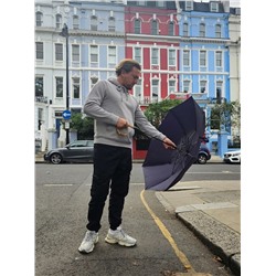 G938-03 Navy (Синий) Зонт мужской полуавтомат Fulton