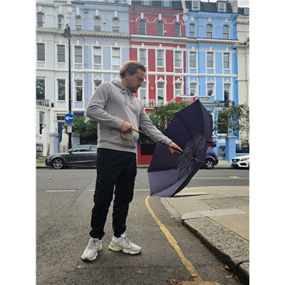 G938-03 Navy (Синий) Зонт мужской полуавтомат Fulton